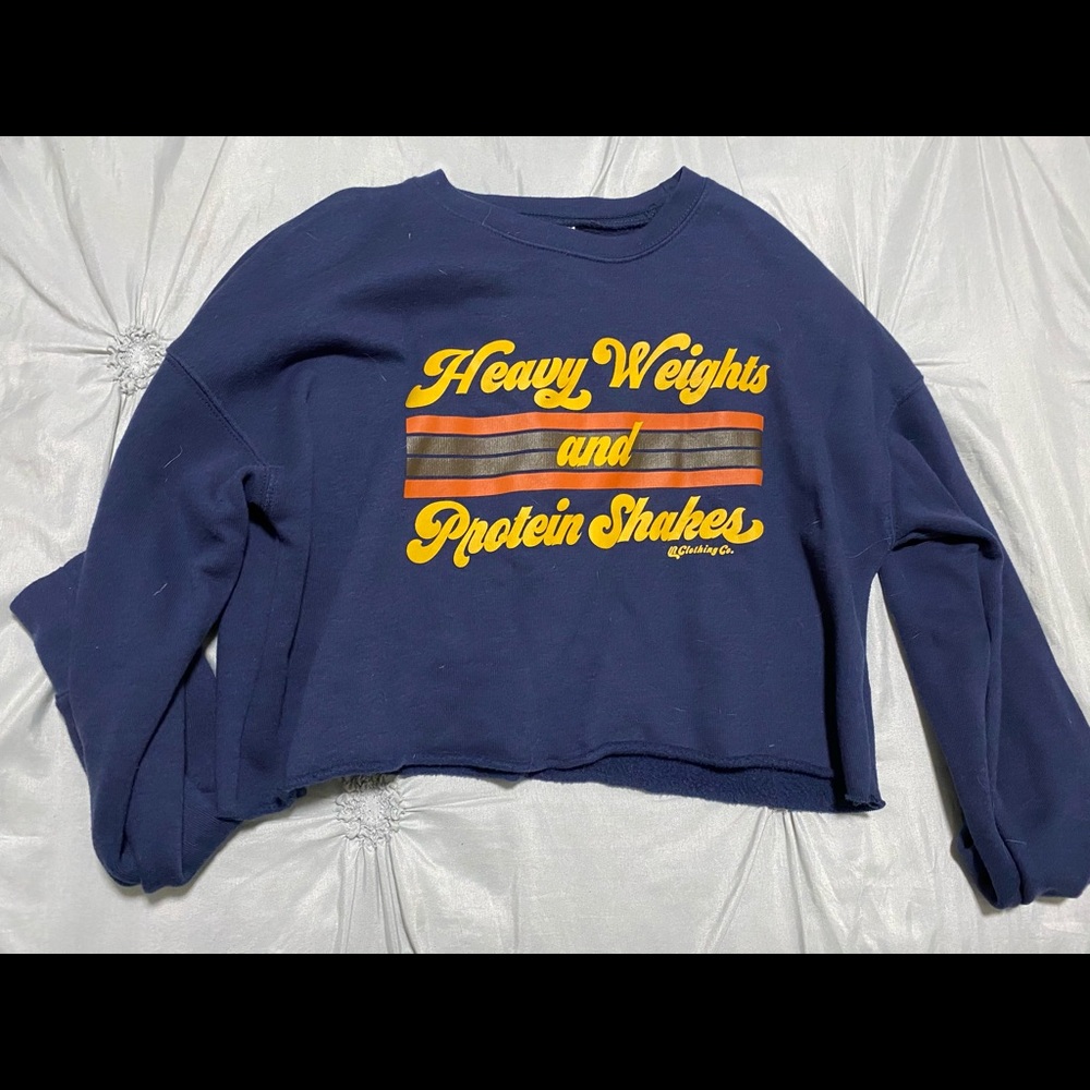 Cropped sweatshirt